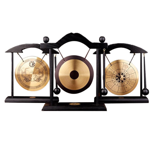 Auspicious Bronze Gong, a Feng Shui Instrument and Talisman